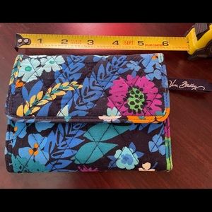 Like new no tags Vera Bradley Euro midnight blue wallet